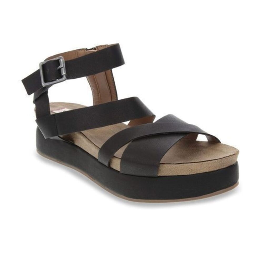 Sugar Black Minimalist Sandals